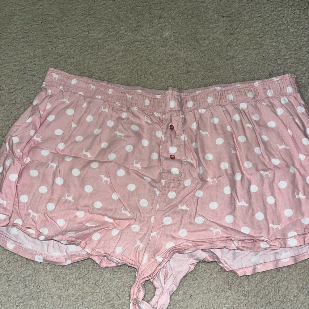 Victorias Secret PINK Polka Dot Women's Sleep Shorts Sz XL